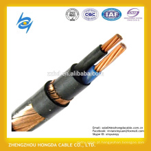 10mm2 multi núcleos 600/1000 V kable cobre condutor PVC / XLPE isolado cabo concêntrico